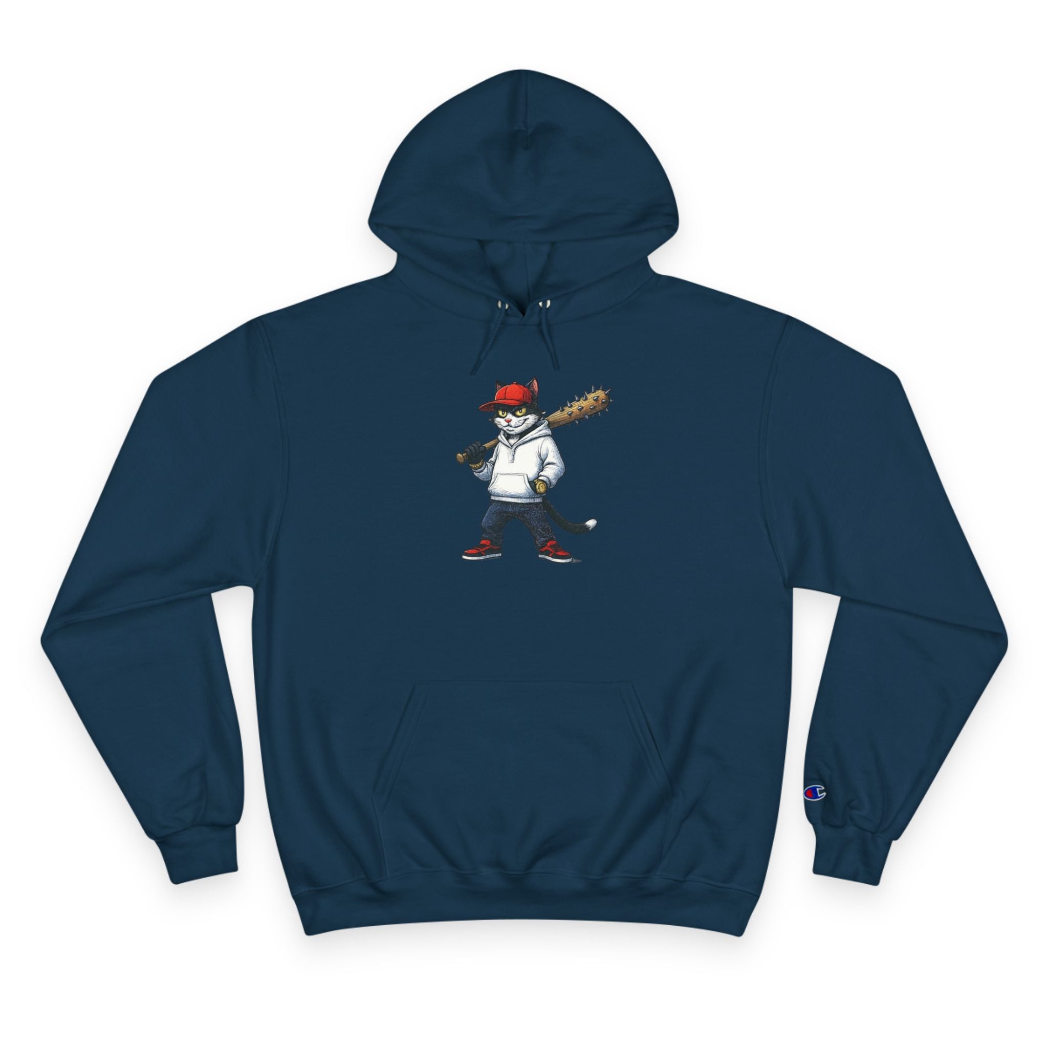 Cat Champion Hoodie - The Streets Most Wanted Capo Design