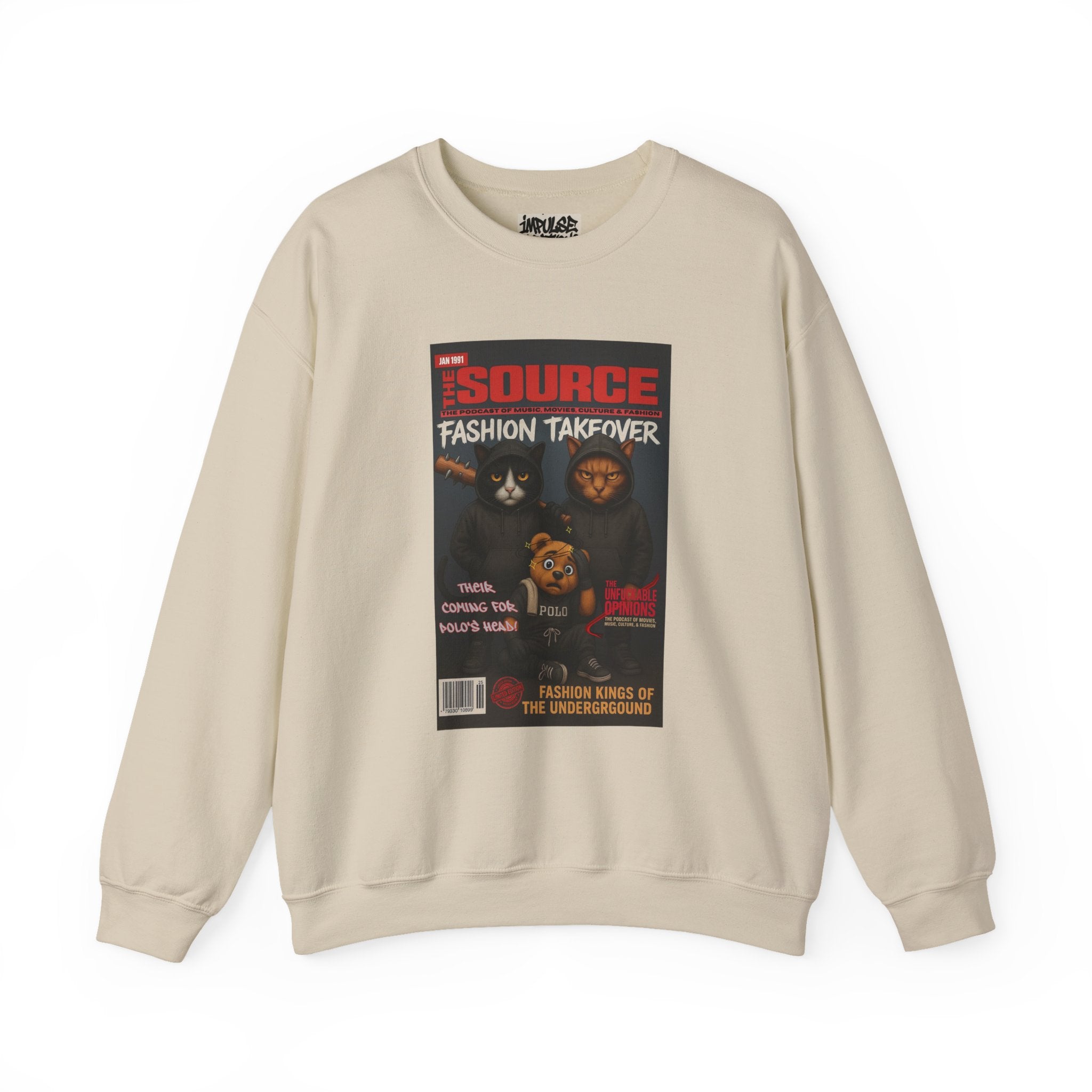 'The Source' Fashion Takeover Magazine Cover Graphic