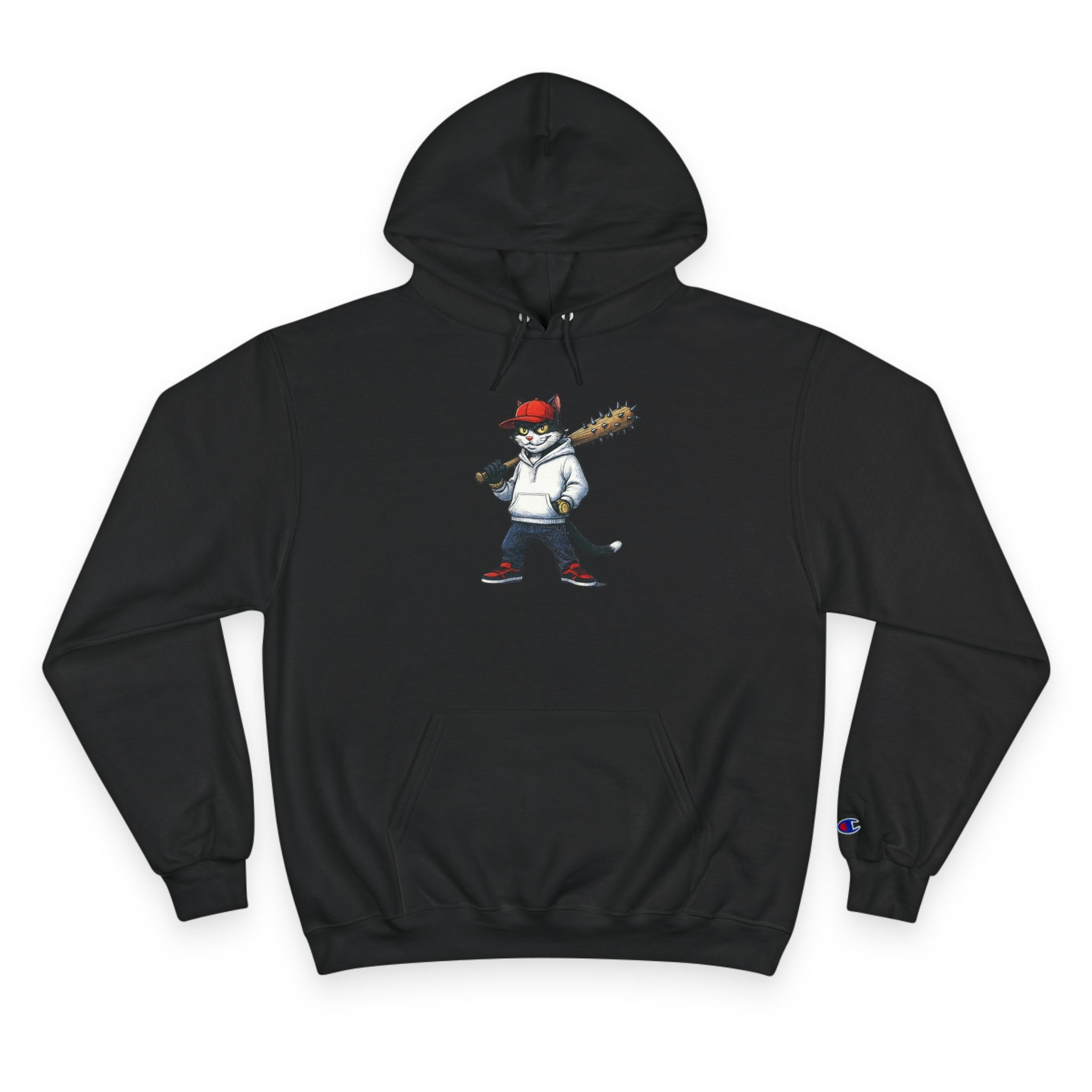 Cat Champion Hoodie - The Streets Most Wanted Capo Design