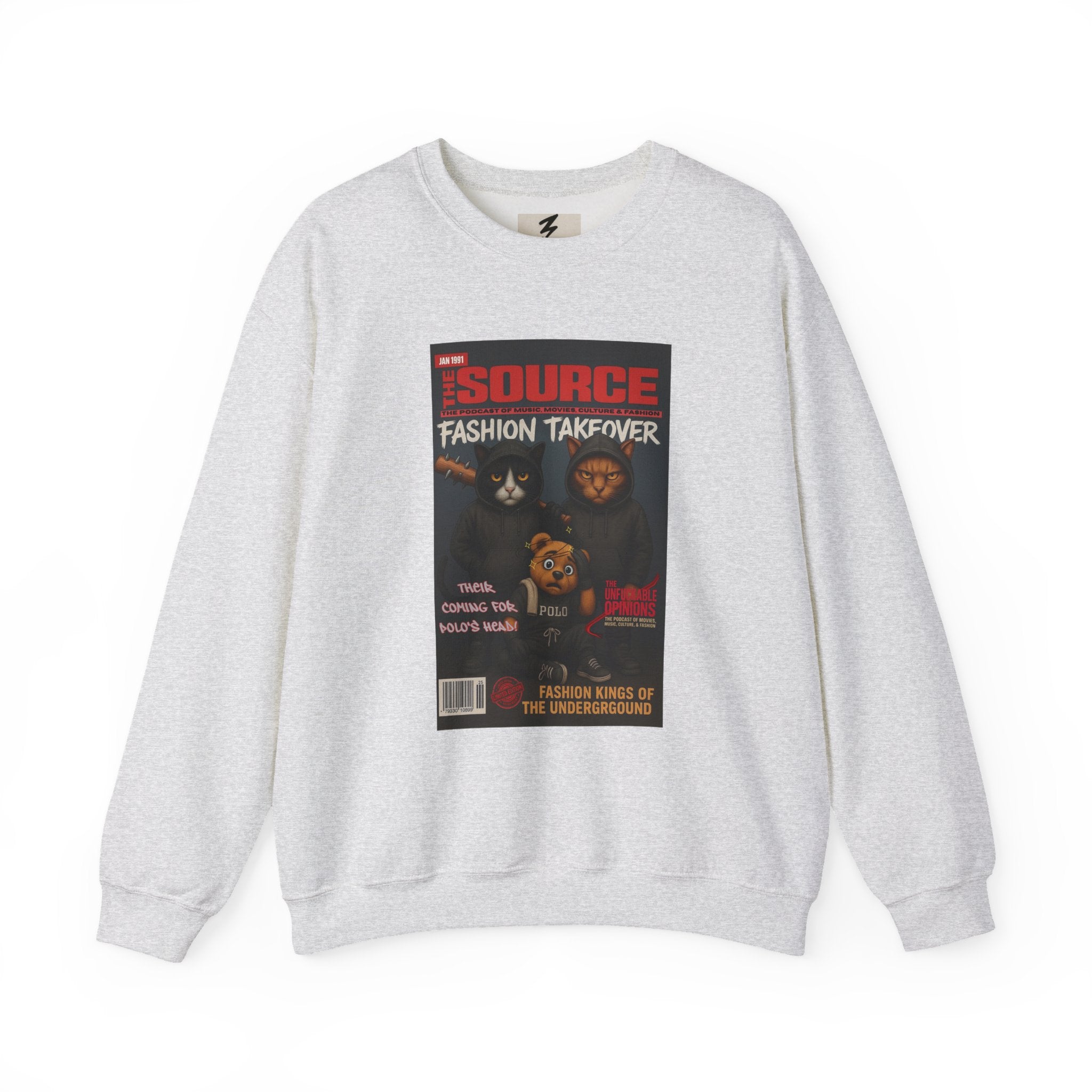 'The Source' Fashion Takeover Magazine Cover Graphic