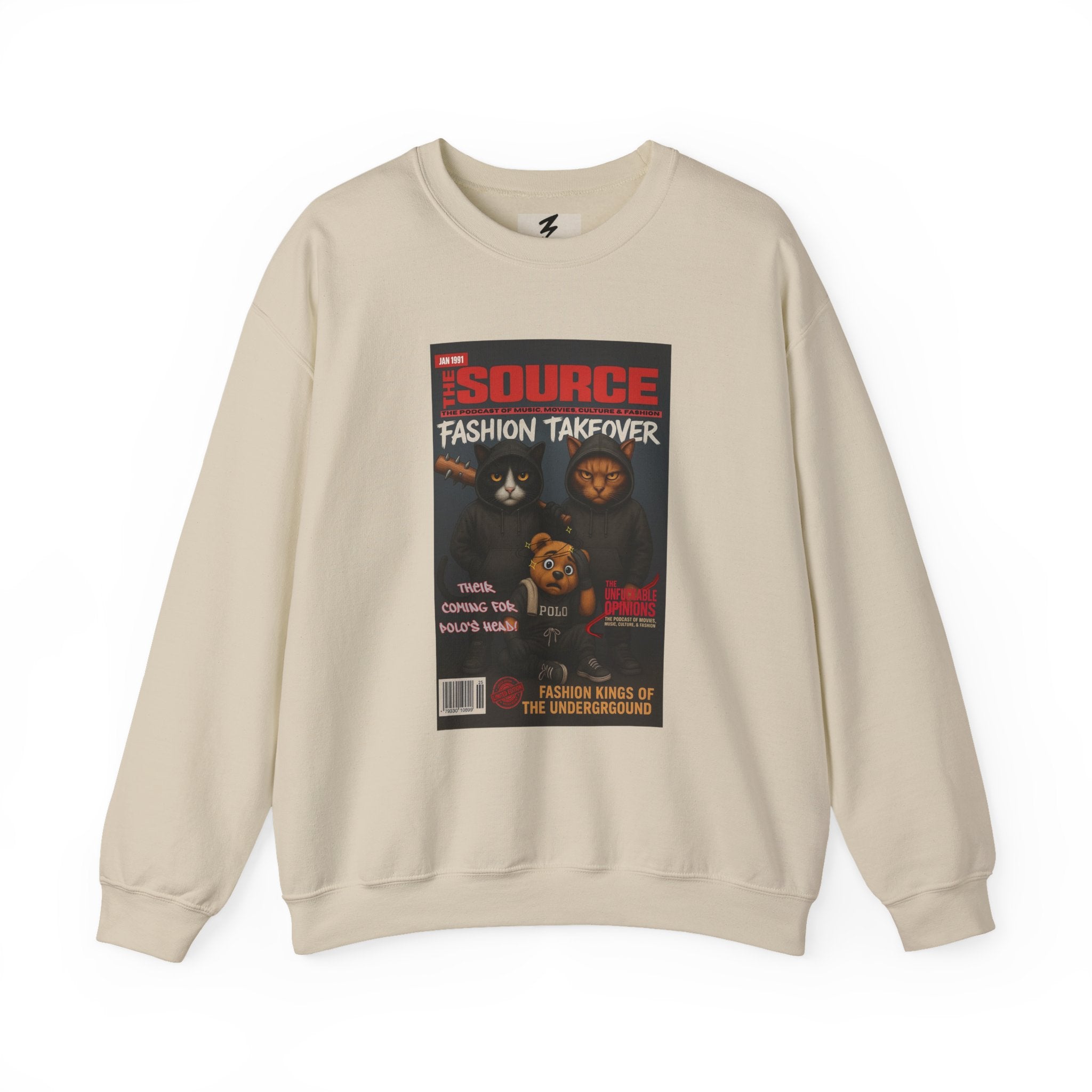 'The Source' Fashion Takeover Magazine Cover Graphic