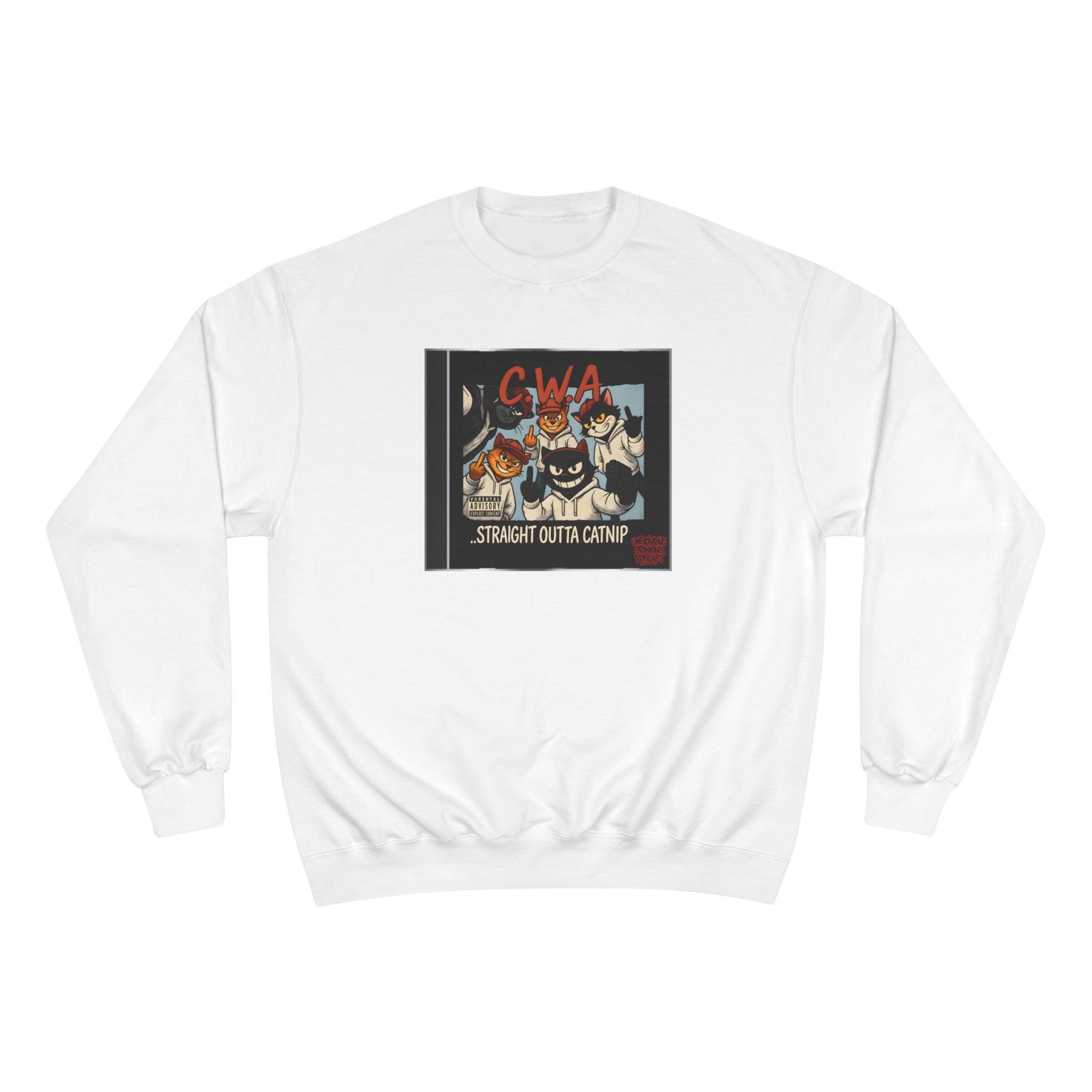 Cat Lover Sweatshirt - Straight Outta Catnip, Funny Cat Gift, Pet Parent Apparel, Cozy Sweatshirt, Perfect for Cat Owners, Unique Cat Merch