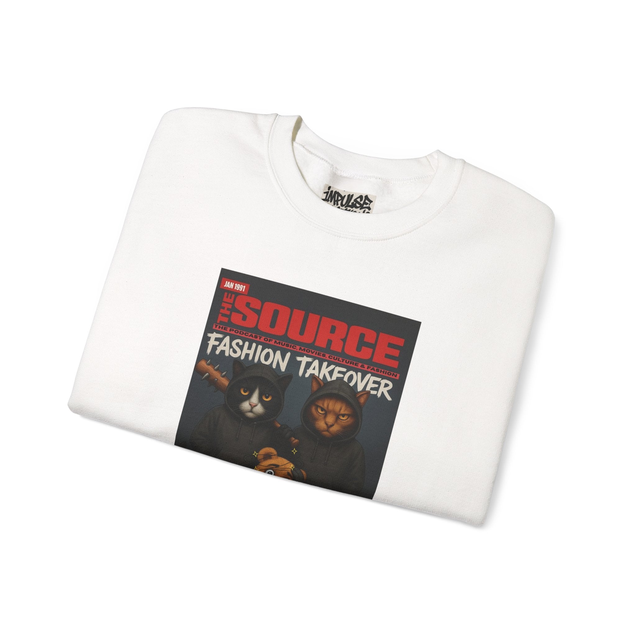 'The Source' Fashion Takeover Magazine Cover Graphic