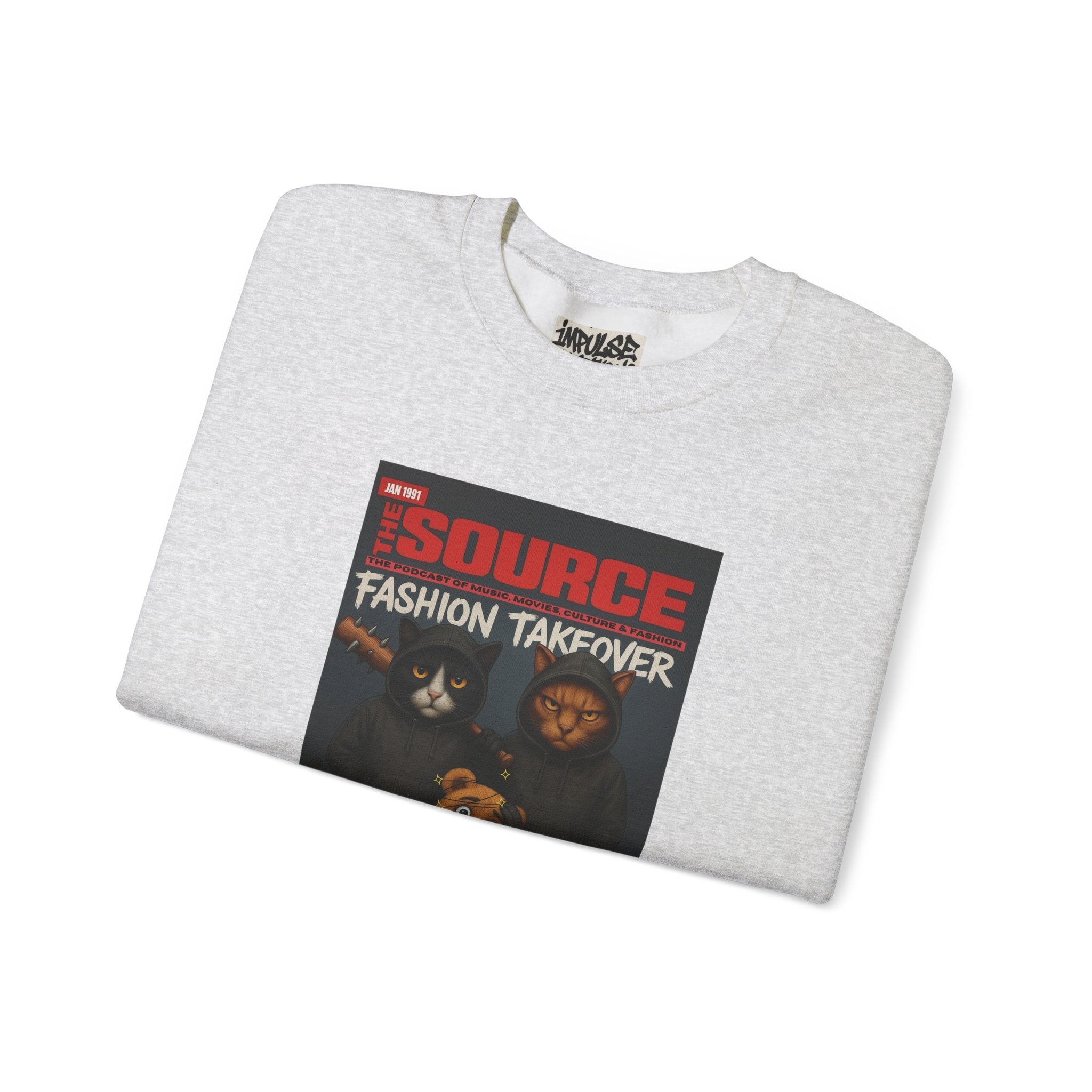 'The Source' Fashion Takeover Magazine Cover Graphic