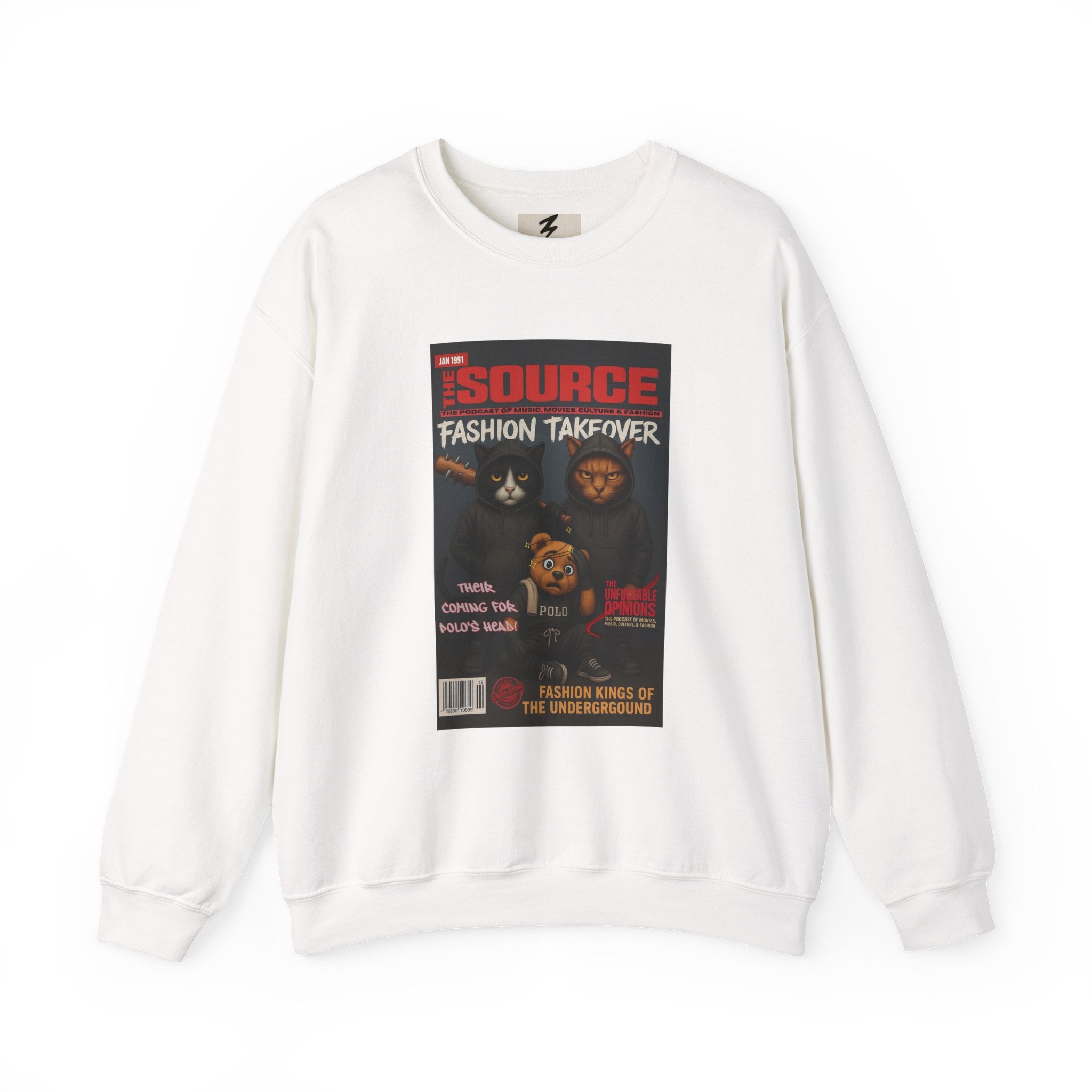 'The Source' Fashion Takeover Magazine Cover Graphic