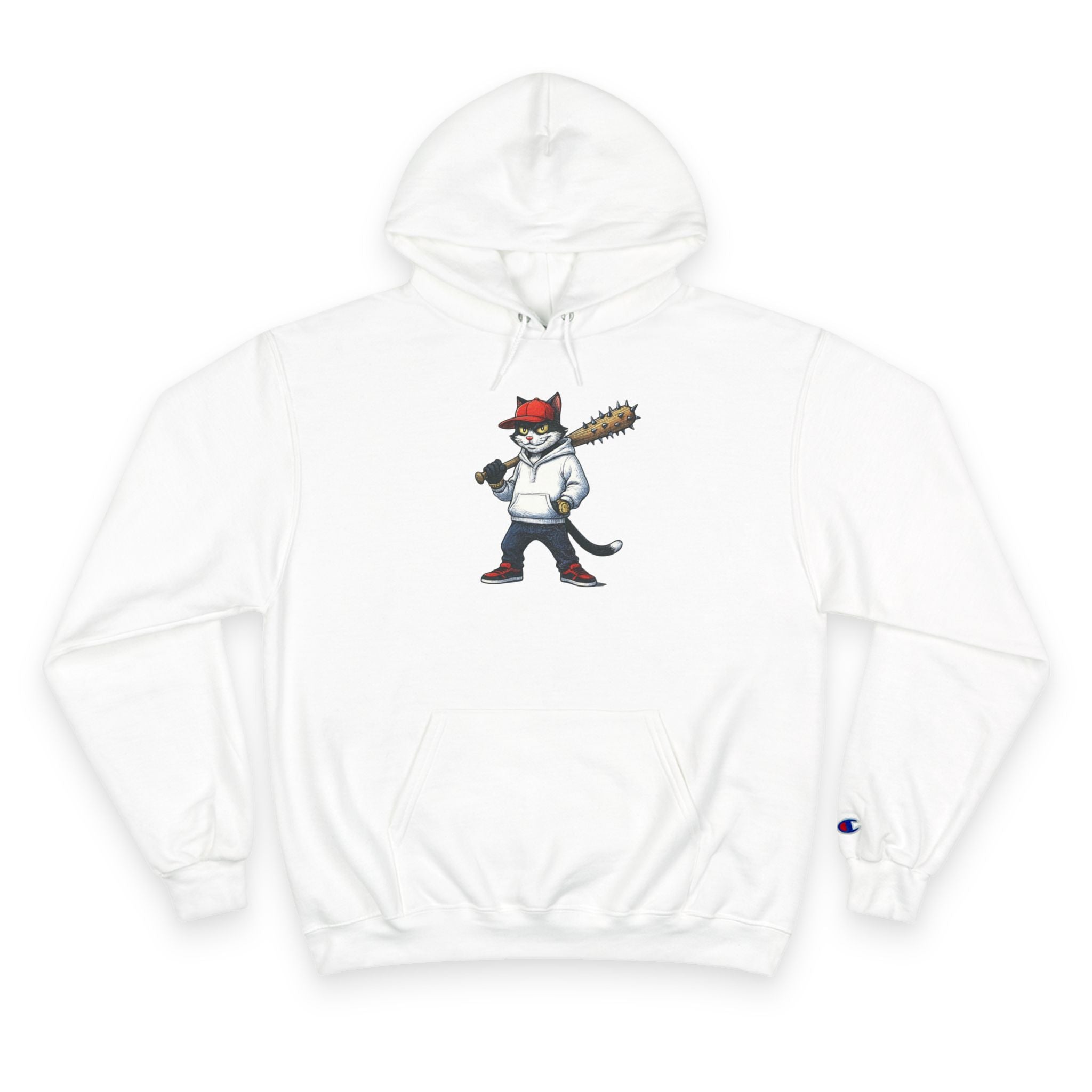Cat Champion Hoodie - The Streets Most Wanted Capo Design