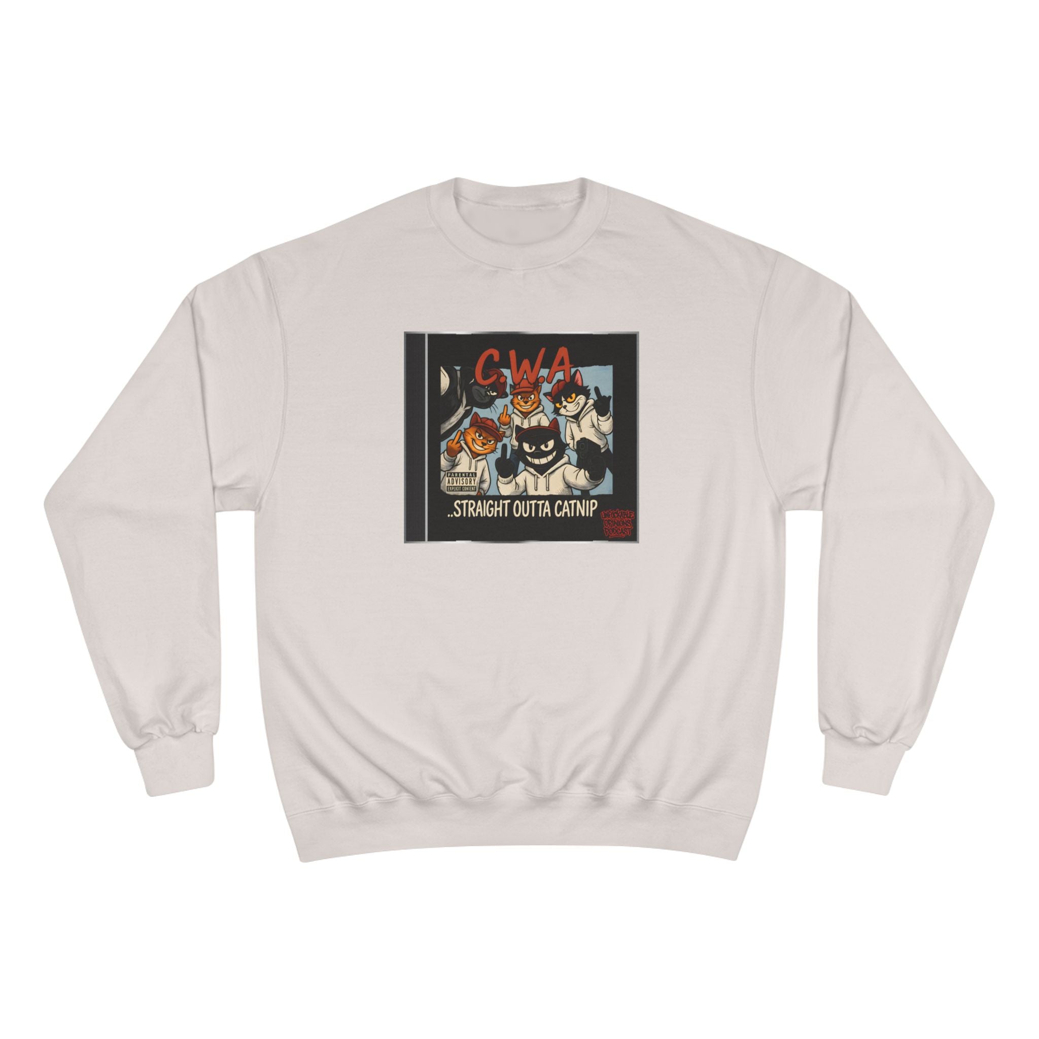 Cat Lover Sweatshirt - Straight Outta Catnip, Funny Cat Gift, Pet Parent Apparel, Cozy Sweatshirt, Perfect for Cat Owners, Unique Cat Merch